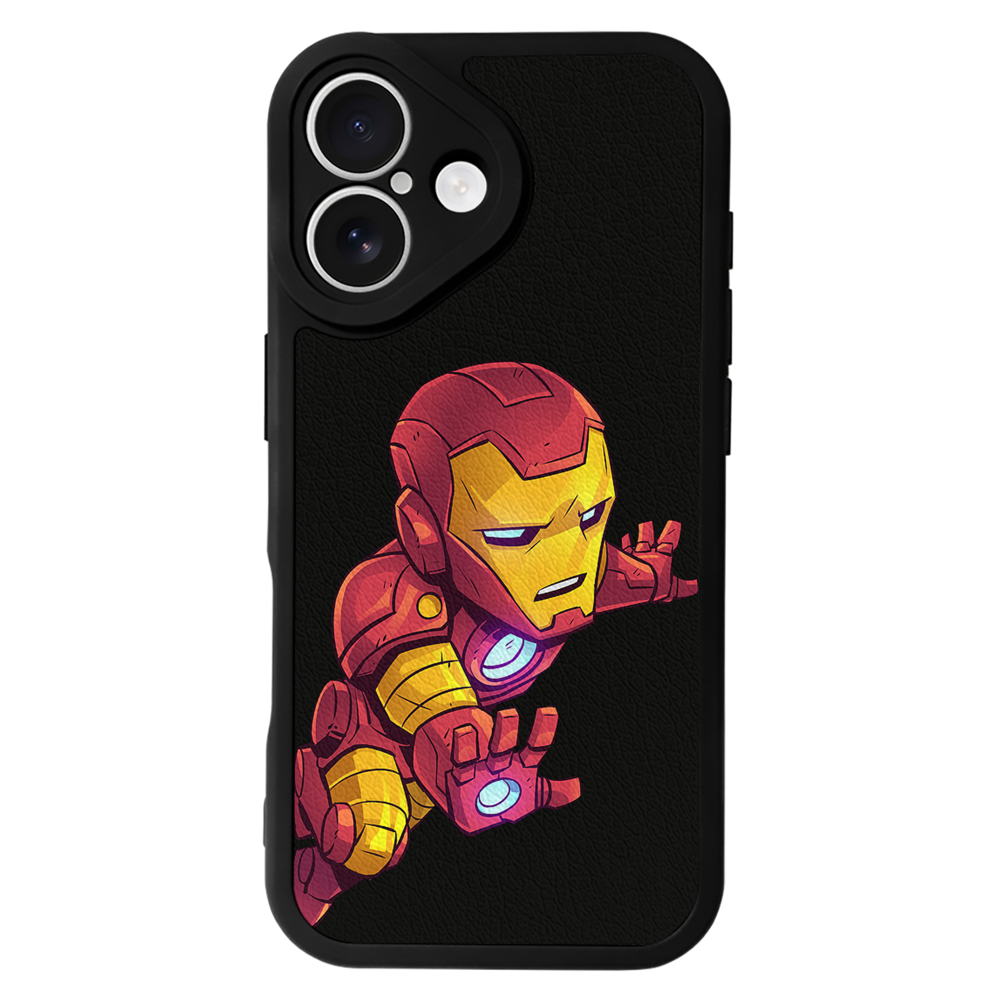 （画像用） アベンジャーズ The Avengers 【iPhone 16シリーズ対応】シリコンスマホケース（レザー調） 材質：シリコン